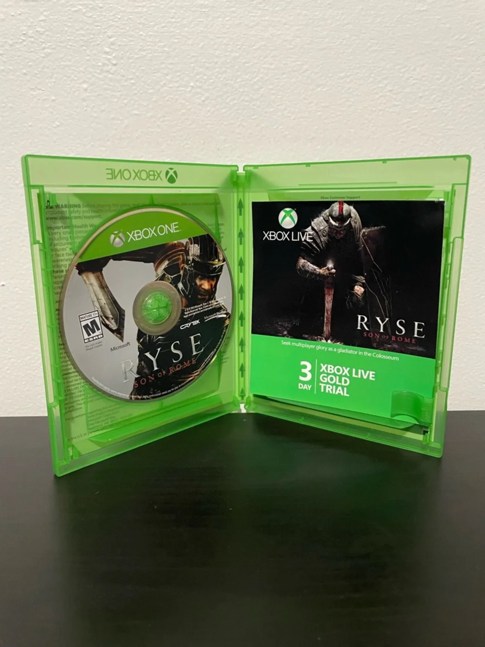 Ryse Son Of Rome Xbox One Microsoft Video Game CIB Roman Empire 2014
